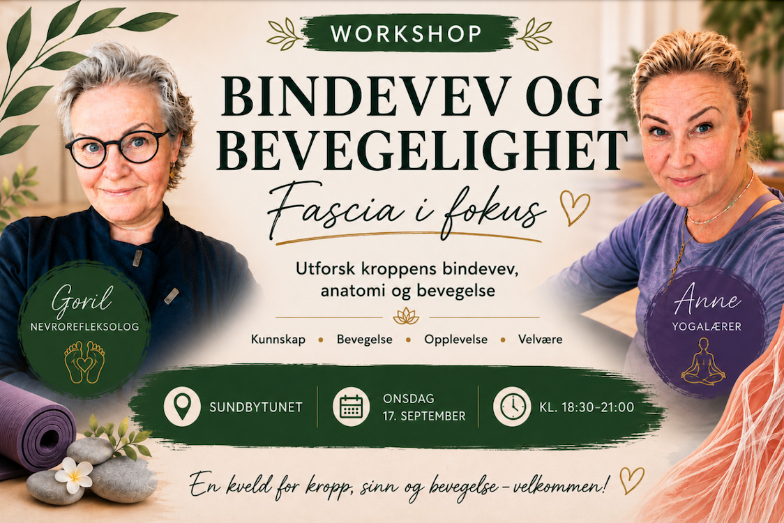  Bindevev og bevegelighet – Fascia i fokus ✨ 17. september på Jessheim